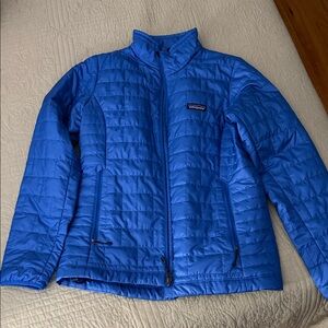 Patagonia Women's Vibrant Blue Puffer Jacket